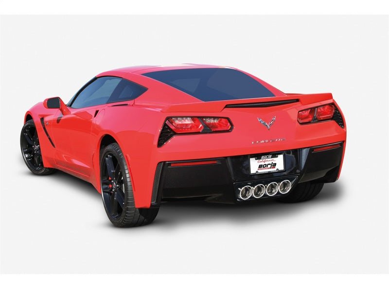 Borla 14-15 Chevy Corvette C7 w/ AFM w/o NPP Atak Rear Section Exhaust Quad Rd RL Tips