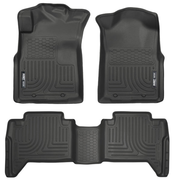 Husky Liners 05-13 Toyota Tacoma WeatherBeater Combo Black Floor Liners