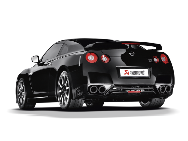 Akrapovic 08-17 Nissan GT-R Slip-On Line (Titanium) (Req. Tips)