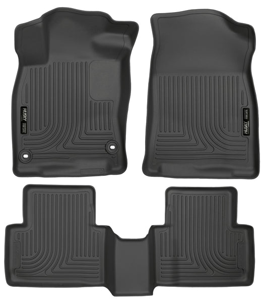 Husky Liners 2016 Honda Civic (4DR) WeatherBeater Combo Black Floor Liners