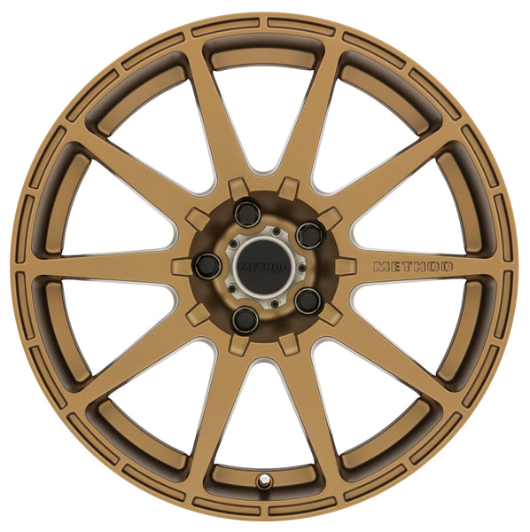 Method MR501 RALLY 17x8 +42mm Offset 5x4.5 67.1mm CB Method Bronze Wheel