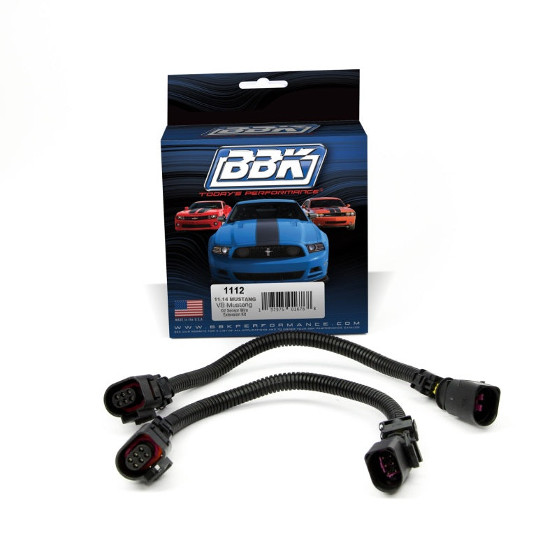 BBK 11-14 Mustang GT Front O2 Sensor Wire Harness Extensions 12 (pair)