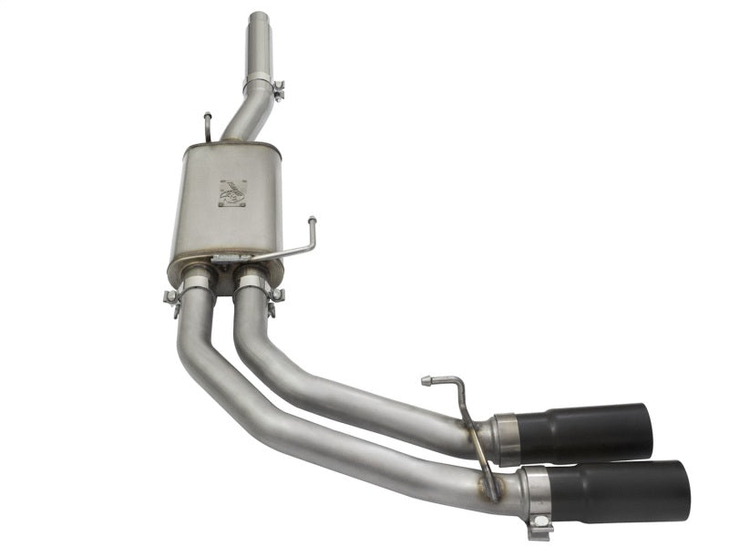 aFe Rebel Exhausts Cat-Back SS Ford F-150 04-08 V8 4.6/5.4L w/ Black Tips