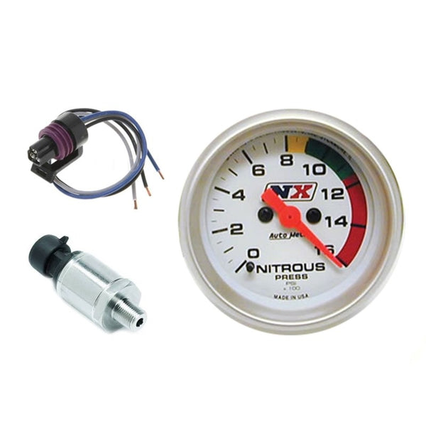 Nitrous Express 2-5/16 Nitrous Electric Pressure Gauge w/Sensor