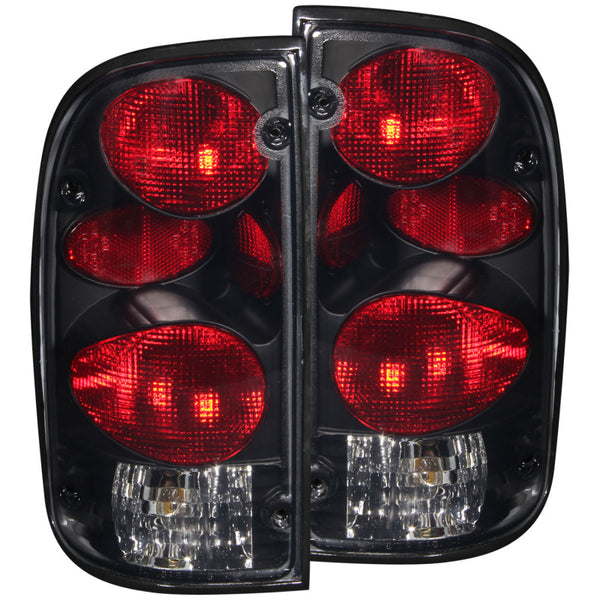 ANZO 1995-2000 Toyota Tacoma Taillights Dark Smoke G2