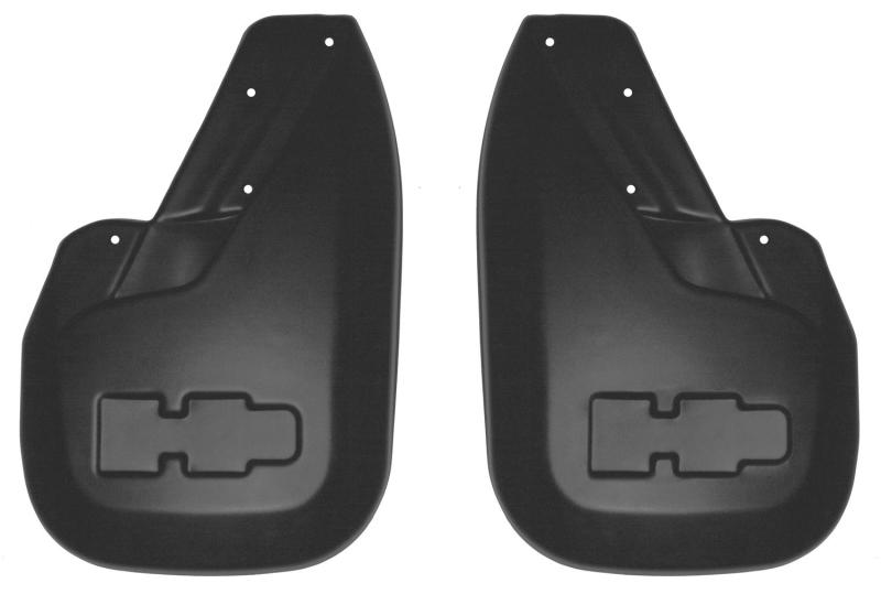 Husky Liners 06-10 Hummer H3 Custom-Molded Rear Mud Guards (w/Logo Pocket)