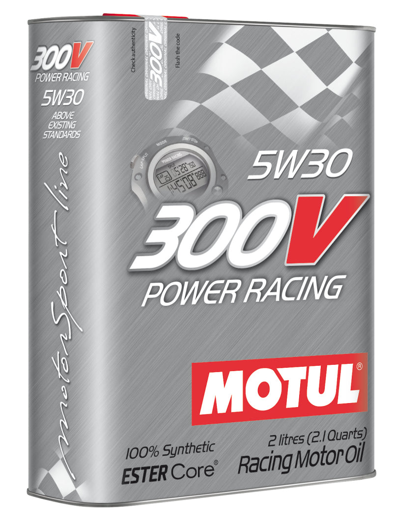 Motul 2L Synthetic-ester Racing Oil 300V POWER RACING 5W30