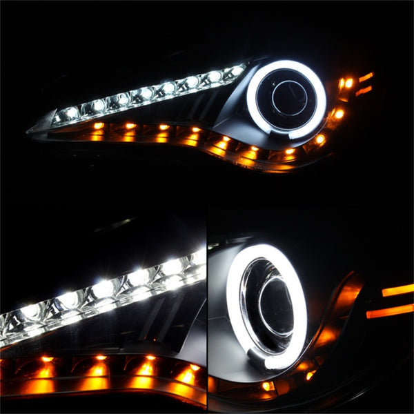 Spyder Subaru BRZ 12-14 Projector Headlights CCFL Halo DRL LED Black PRO-YD-SUBRZ12-CCFL-BK