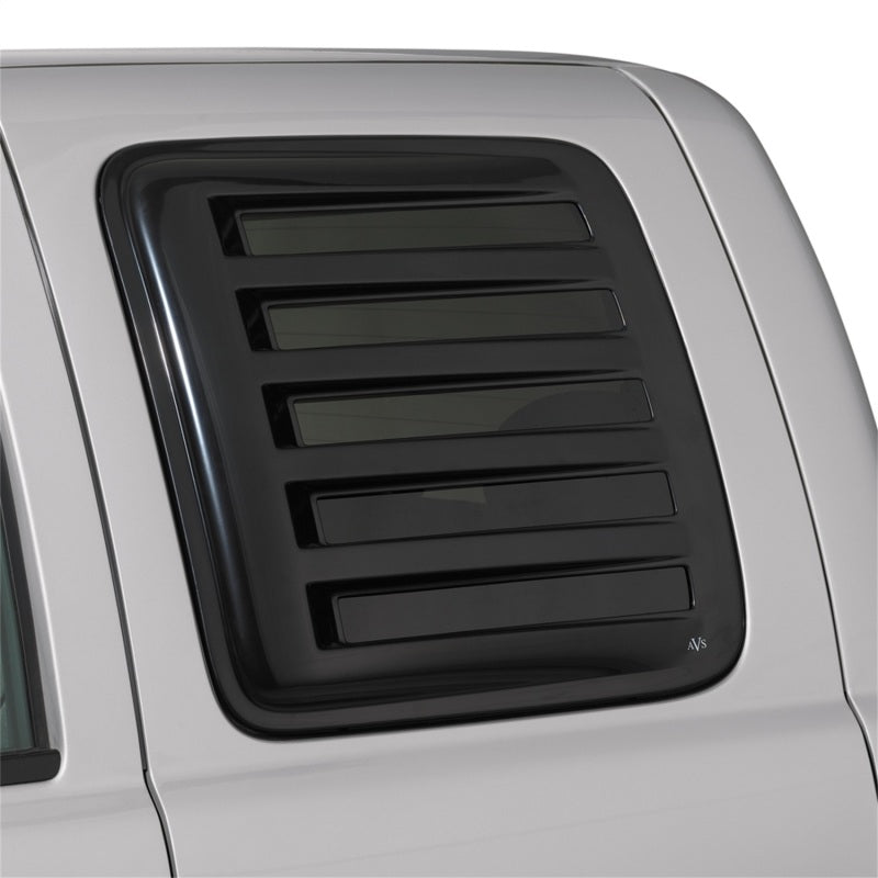 AVS 97-03 Ford F-150 Aeroshade Side Window Covers 2pc - Black