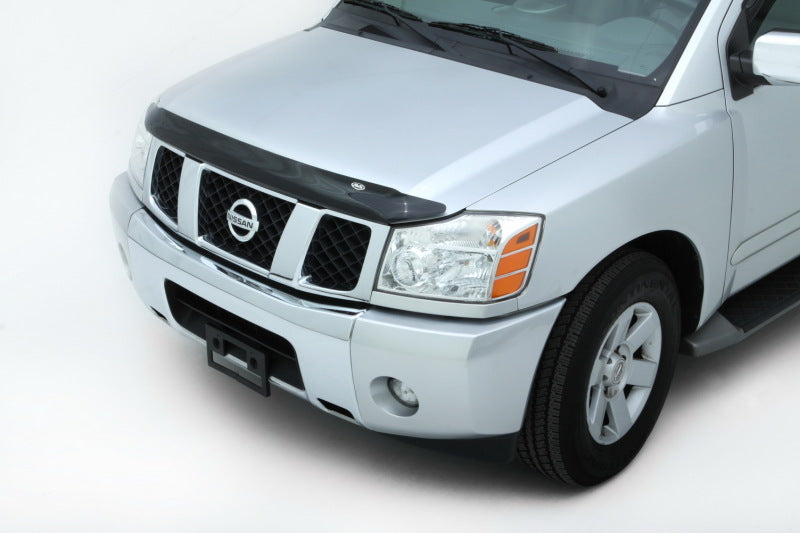 AVS 04-15 Nissan Armada High Profile Bugflector II Hood Shield - Smoke