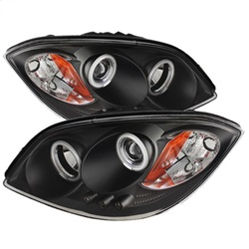 Spyder Chevy Cobalt 05-10 Projector Headlights CCFL Halo LED Blk PRO-YD-CCOB05-CCFL-BK