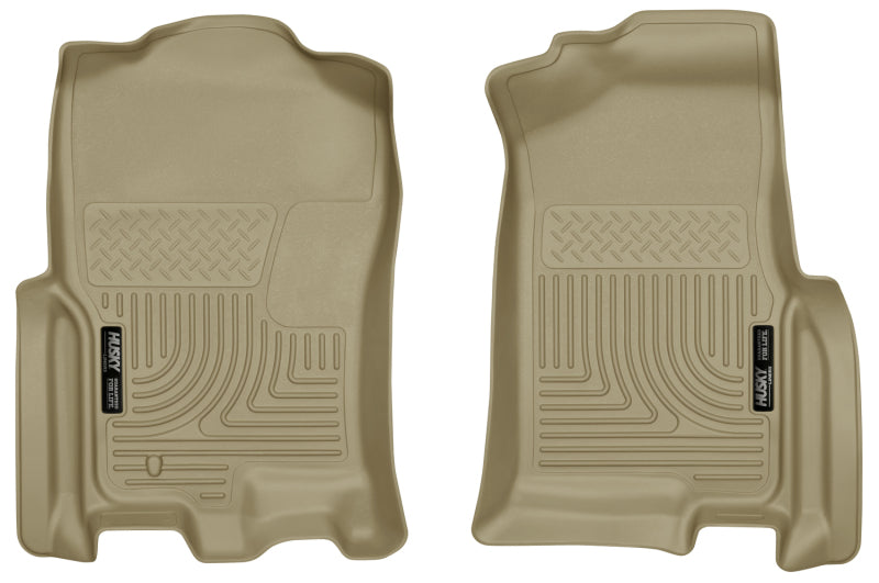 Husky Liners 07-10 Ford Expedition / Lincoln Navigator WeatherBeater Tan Front Floor Liner