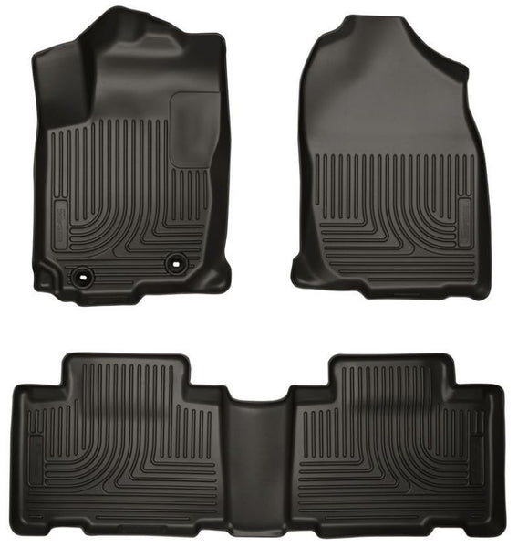 Husky Liners 14 Toyota Corolla Weatherbeater Black Front & 2nd Seat Floor Liners