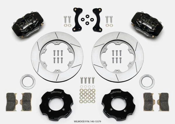 Wilwood Forged Dynalite Front Hat Kit 11.00in GT Rotor 95-05 Miata