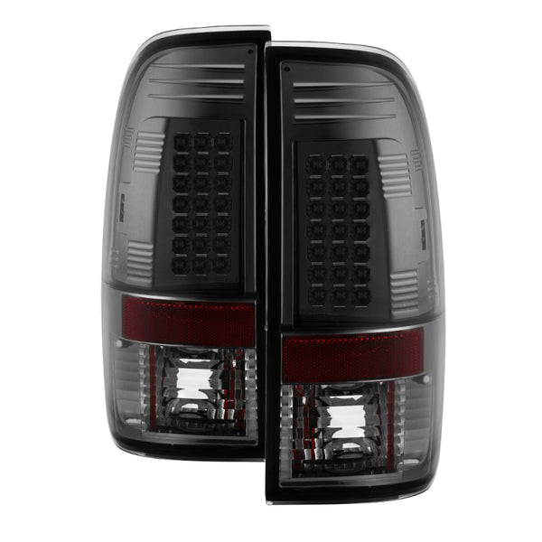 Spyder Ford F150 side 97-03/F250/350 Super Duty 99-07 LED Tail Lights Smke ALT-YD-FF15097-LED-SM