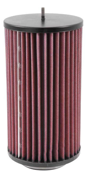 K&N Universal Chrome Round Straight Air Filter 3in Cntr Flg ID / 5in OD / 9in H