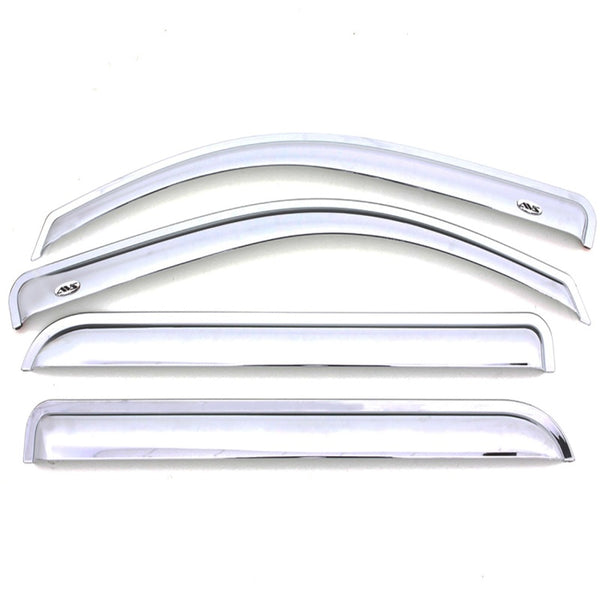 AVS 2021 GM 2500HD/3500HD Crew Cab Ventvisor In-Channel Window Deflectors 4pc - Chrome