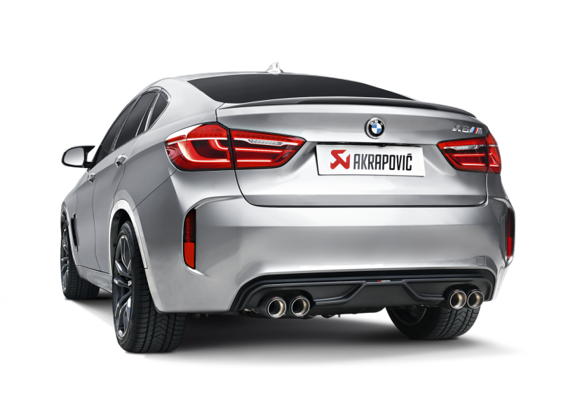 Akrapovic 15-17 BMW X5M (F85) Evolution Line Cat Back (Titanium) w/ Carbon Tips