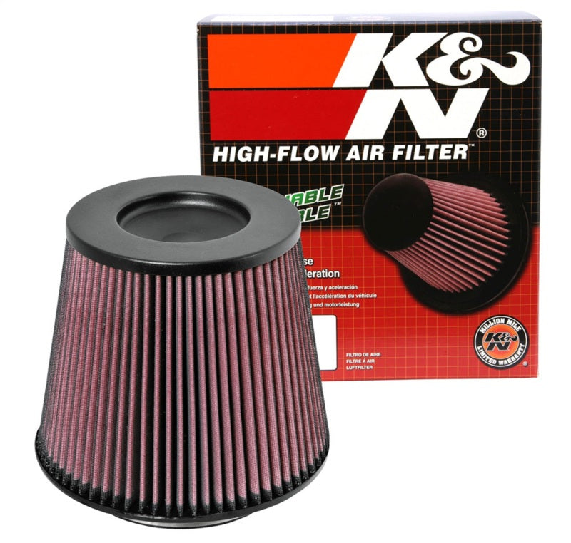 K&N Universal Round Tapered Filter 6in Flange ID x 9in Base OD x 6.625in Top OD x 7.5in Height