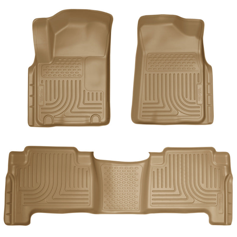 Husky Liners 2011 Infiniti QX56 WeatherBeater Combo Tan Floor Liners