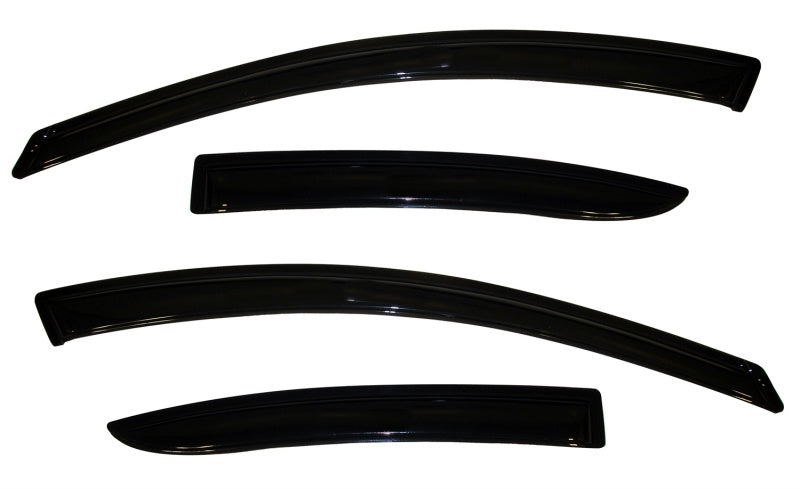 AVS 10-13 Mazda 3 Ventvisor Outside Mount Window Deflectors 4pc - Smoke