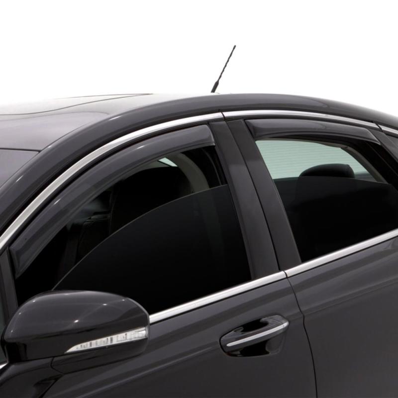 AVS 16-18 Honda Pilot Ventvisor In-Channel Front & Rear Window Deflectors 4pc - Smoke