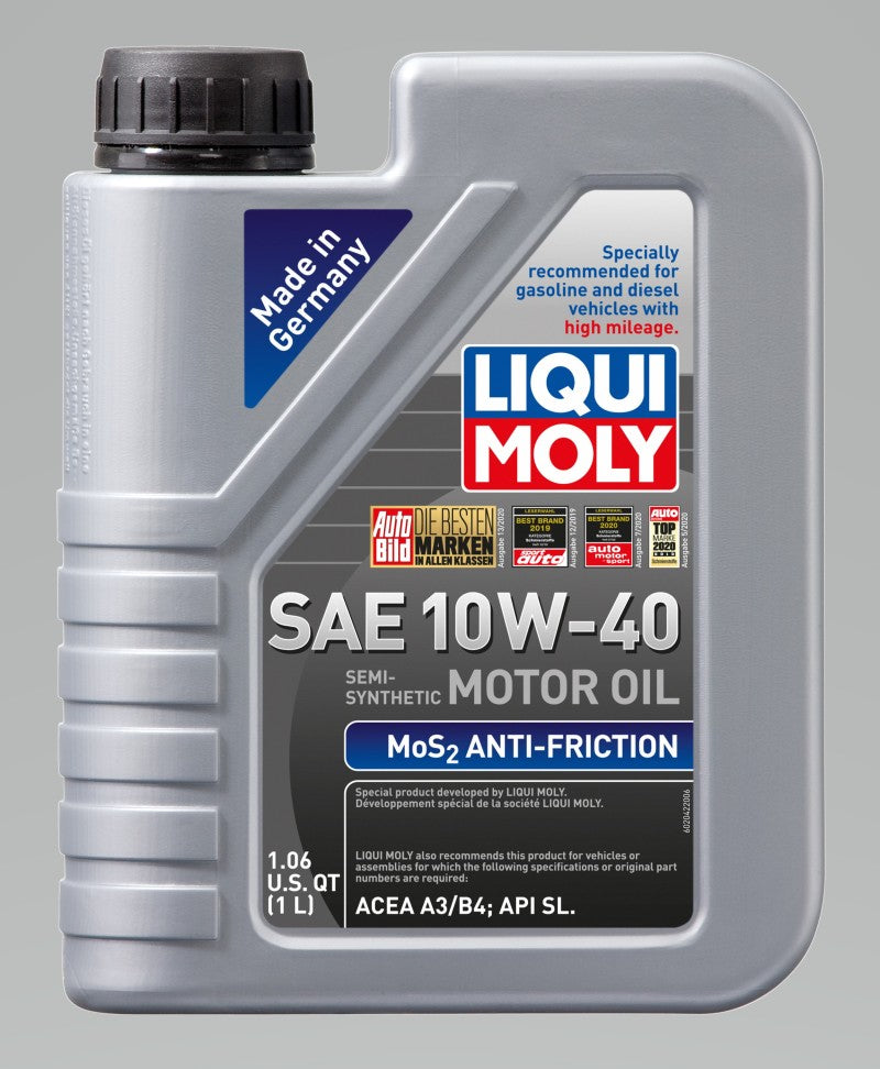 LIQUI MOLY 1L MoS2 Anti-Friction Motor Oil 10W-40