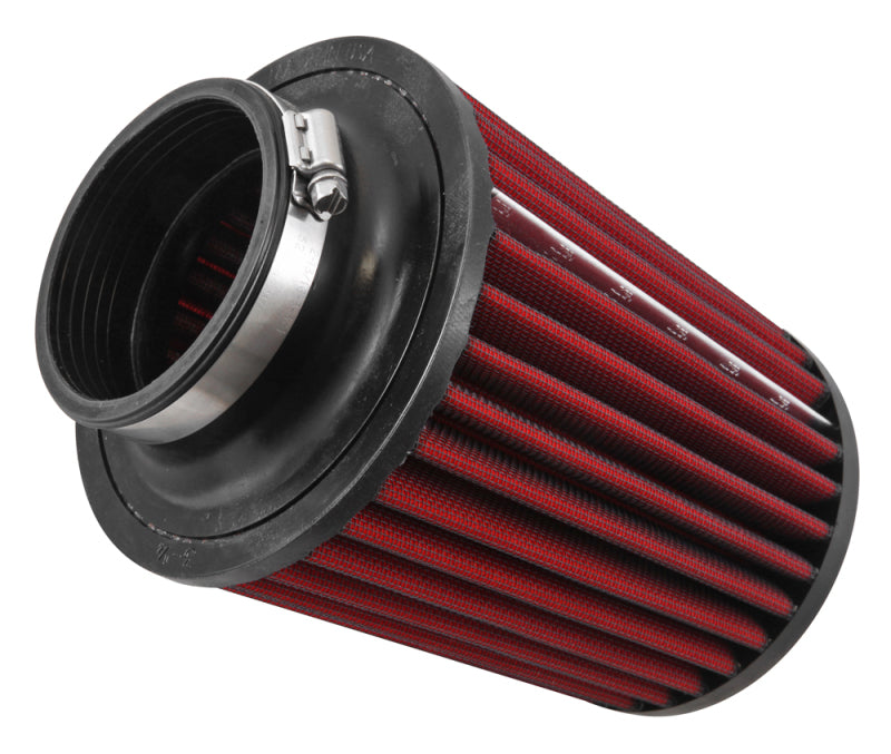 AEM DryFlow Air Filter 3-1/4in Flg / 6-1/16in B-OD / 5-1/4in T-OD / 7-1/8in H w/Hole (Special Order)