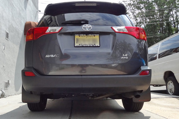 Rally Armor 2016-2017 Toyota Rav4 UR Black Mud Flap w/ Grey Logo