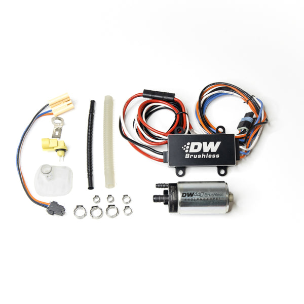 DeatschWerks DW440 440lph Brushless Fuel Pump Single/Dual Controller & Install 15+ Ford Mustang GT