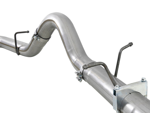 aFe Saturn 4S 4in 409 SS Down-Pipe Back Exhaust w/o Tip 02-04 GM Diesel Trucks V8-6.6L (td) LB7