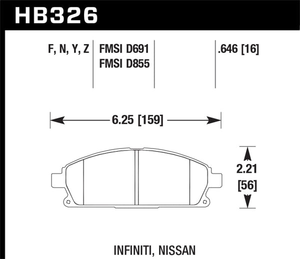 Hawk HPS Street Brake Pads