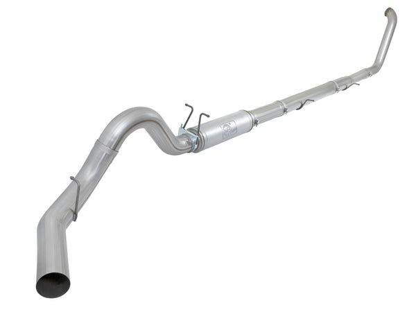 aFe Atlas Exhausts Turbo-Back Al Steel Exhaust Ford Diesel Trucks 99-03 V8-7.3L (td) w/ Muffler