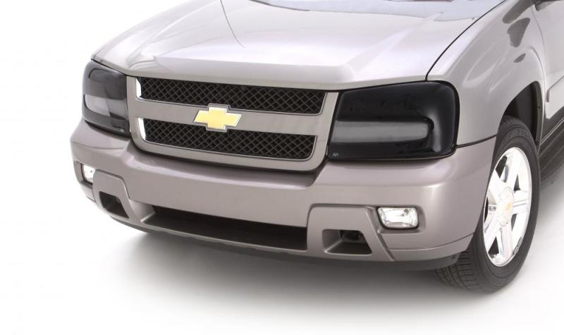 AVS 02-09 Chevy Trailblazer Headlight Covers - Black