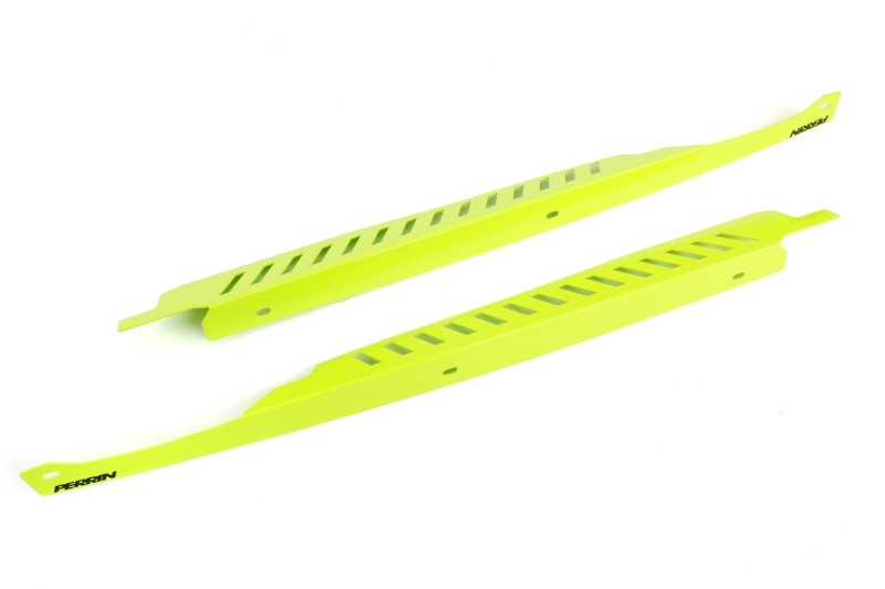 Perrin 11-14 Subaru WRX/STI Fender Shroud Set - Neon Yellow