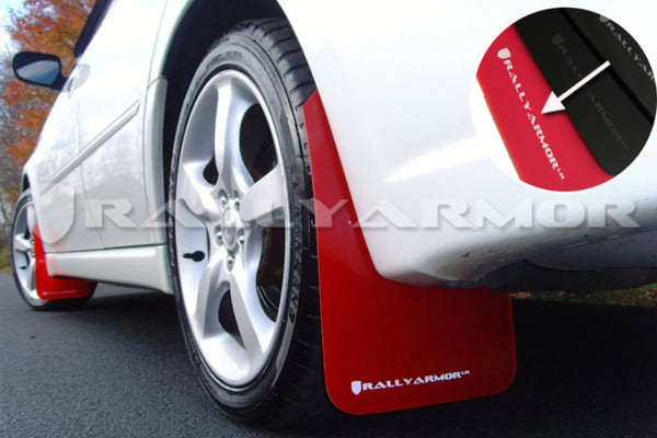 Rally Armor 2005-2009 Legacy GT and Outback UR Red Mud Flap w/ White Logo