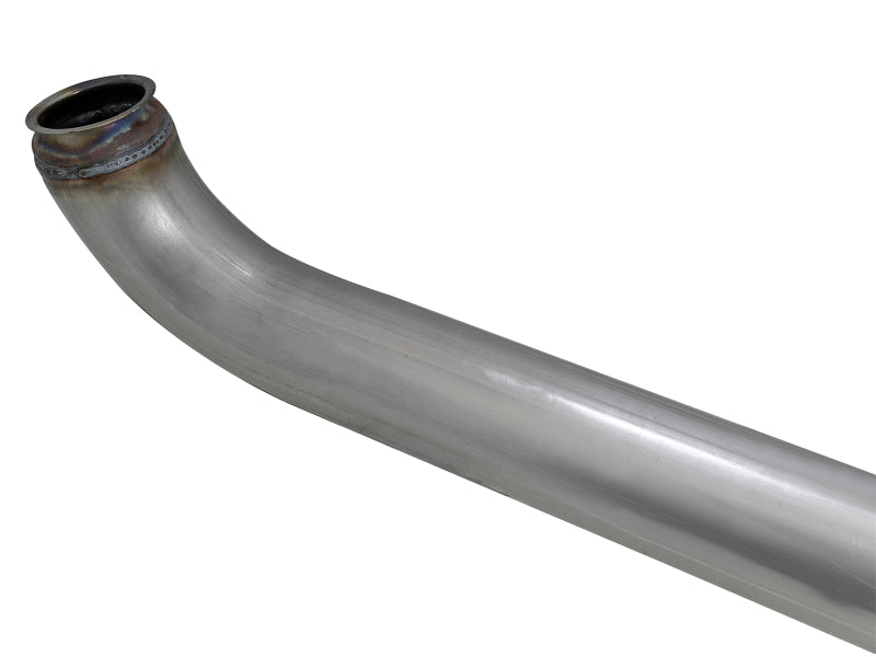 aFe Saturn 4S 4in 409 SS Down-Pipe Back Exhaust w/o Tip 02-04 GM Diesel Trucks V8-6.6L (td) LB7