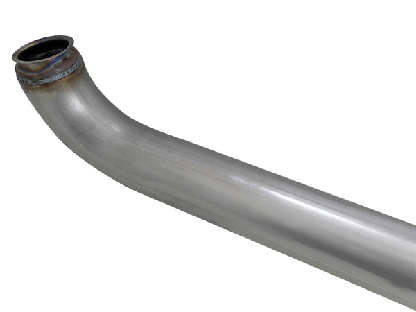 aFe Saturn 4S 4in 409 SS Down-Pipe Back Exhaust w/o Tip 02-04 GM Diesel Trucks V8-6.6L (td) LB7