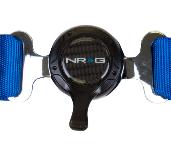 NRG 4PT 2in. Seat Belt Harness / Cam Lock - Blue