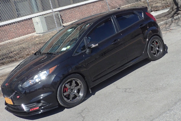 Rally Armor 13+ Ford Fiesta ST Black Mud Flap w/ Grey Logo