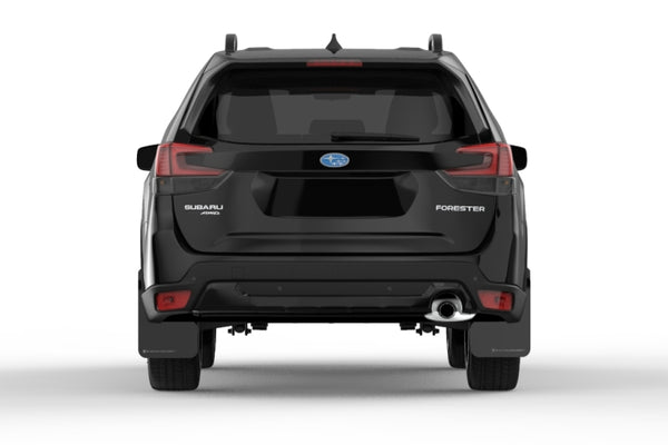 Rally Armor 2019 Subaru Forester UR Black Mud Flap w/ Grey Logo