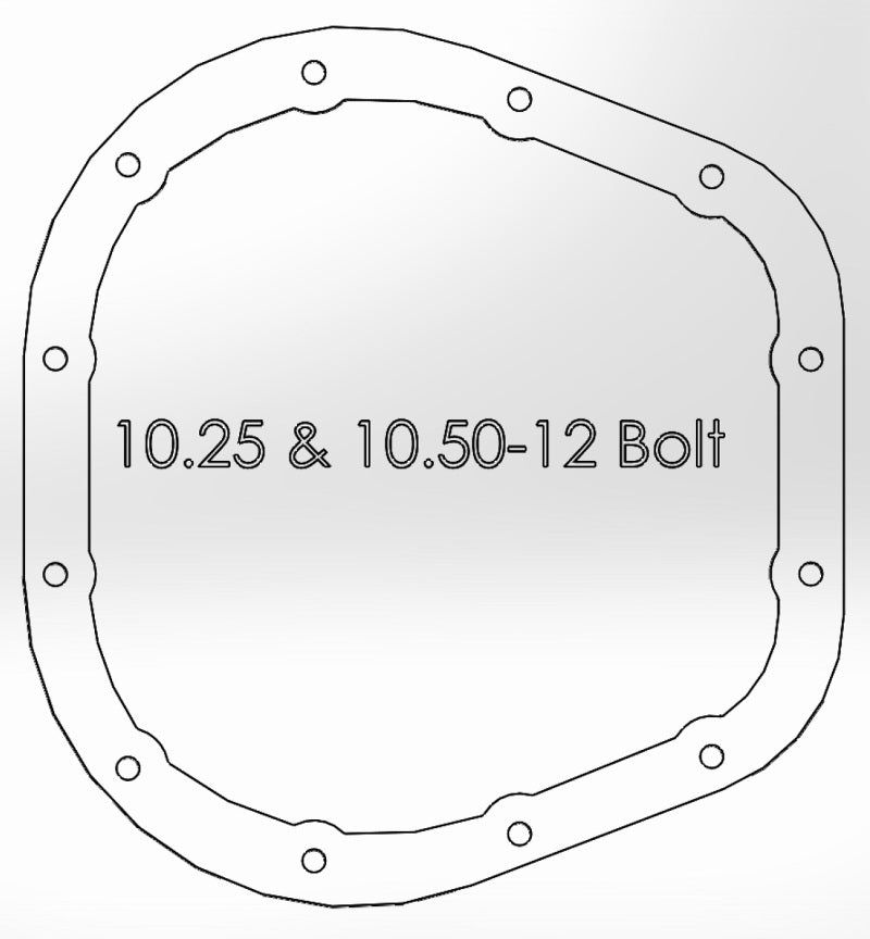 afe Rear Differential Cover (Raw; Street Series); Ford Diesel Trucks 86-13 V8 (td)