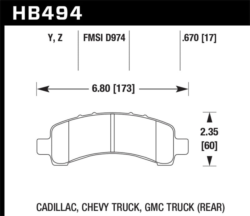 Hawk LTS Street Brake Pads