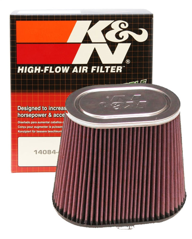 K&N Round Tapered Universal Air Filter 4 inch Flange 9x5.75in B / 7x4.5in T /  7.5in H