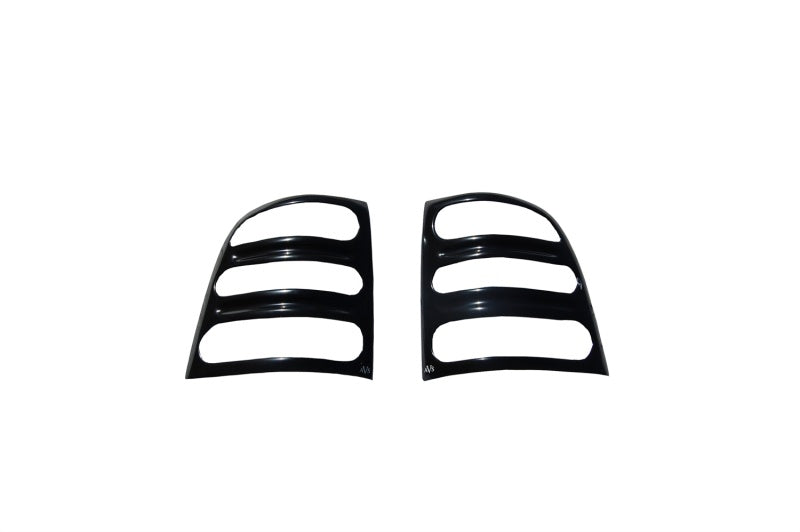 AVS 99-04 Ford F-250 Slots Tail Light Covers - Black