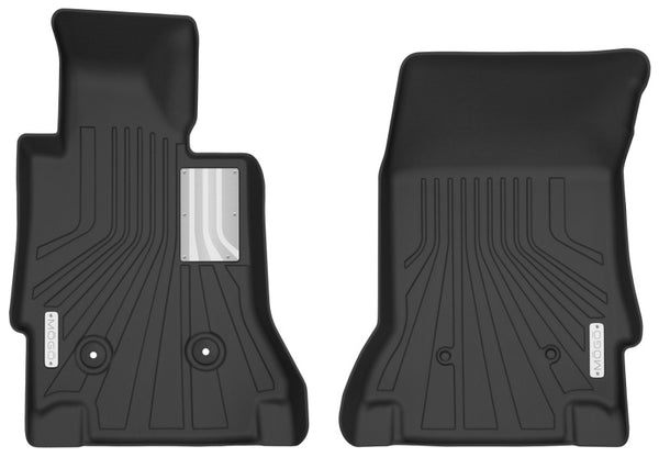 Husky Liners 14-19 Chevrolet Corvette Mogo Black Front Floor Liners