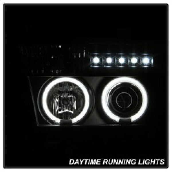 Spyder Toyota Tundra 07-13 Projector Headlights CCFL Halo LED Blk PRO-YD-TTU07-CCFL-BK