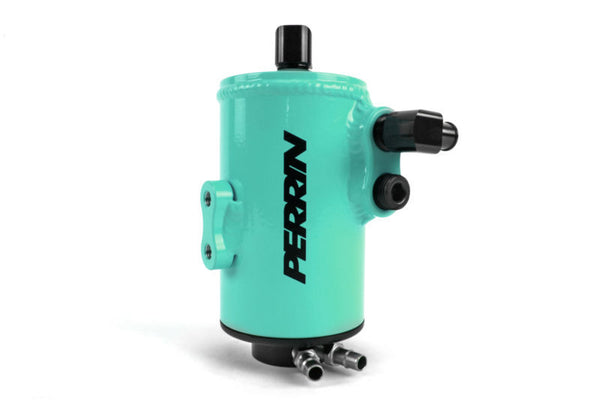 Perrin 15-19 Subaru WRX Air Oil Separator - Hyper Teal