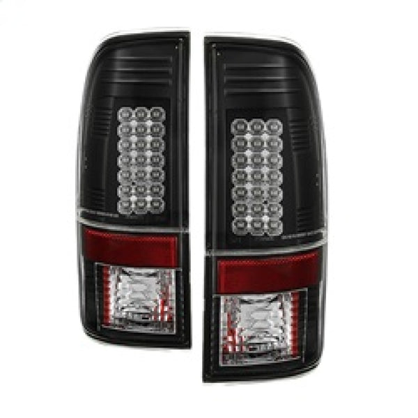 Spyder Ford Super Duty 08-15 LED Tail Lights Black ALT-YD-FS07-LED-BK