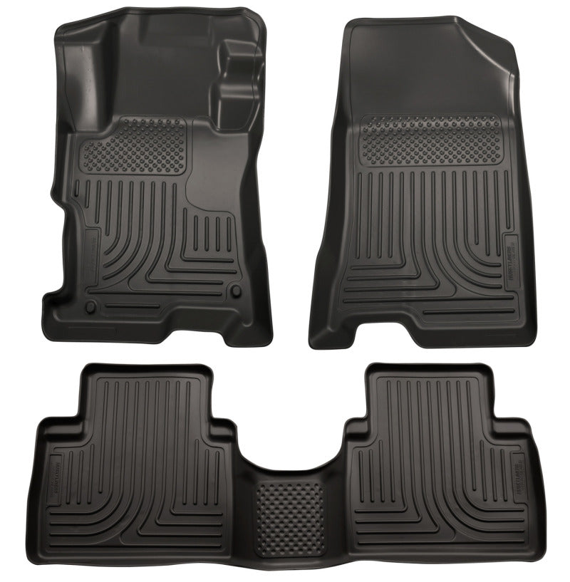 Husky Liners 14 Kia Sorento Weatherbeater Black Front & 2nd Seat Floor Liners